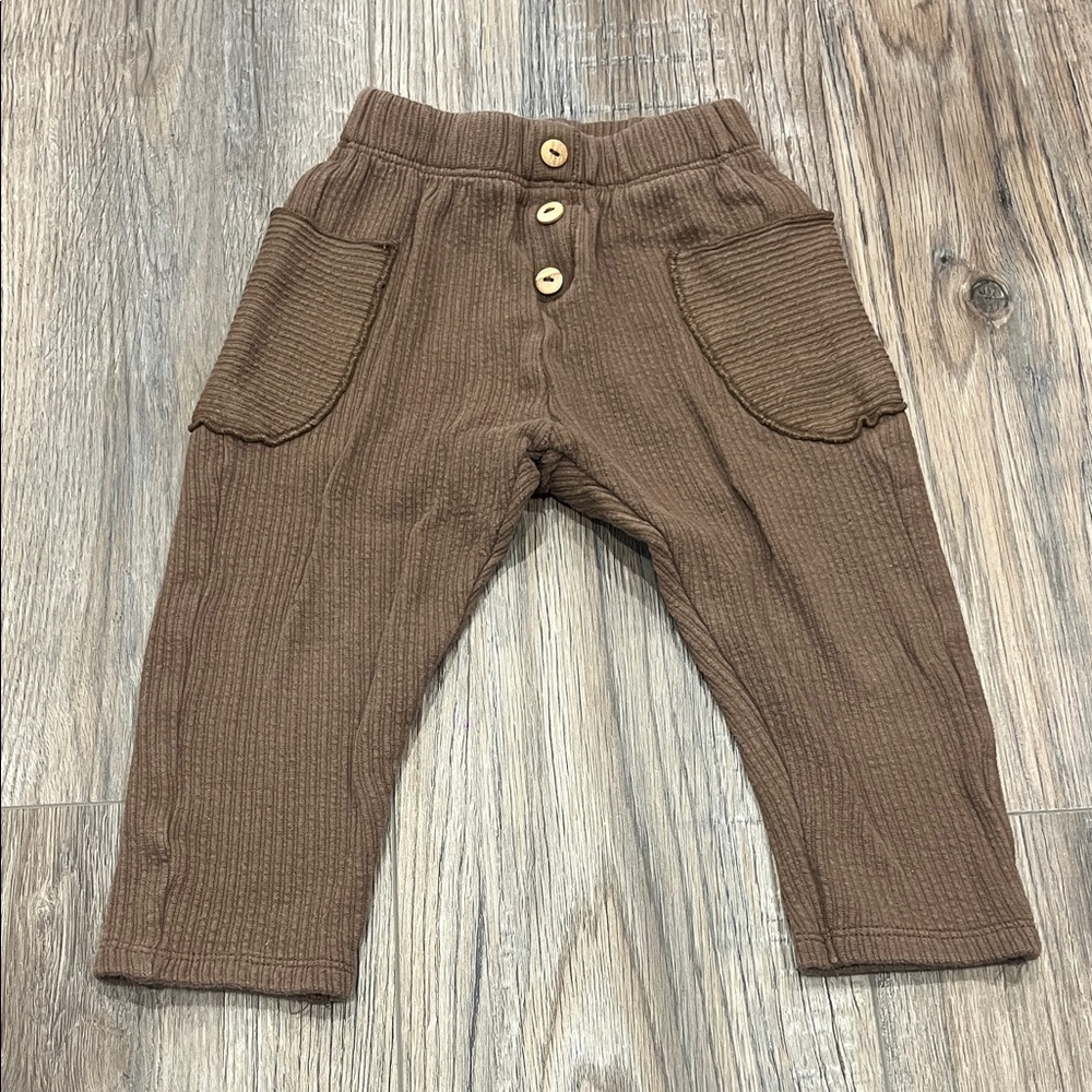 Zara Casual Ribbed Pants